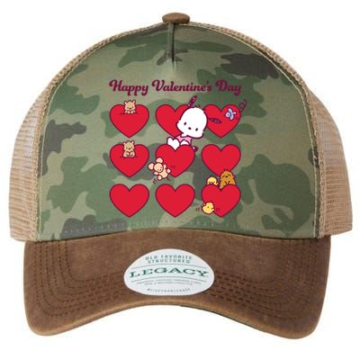 Pochacco Happy Valentine's Day Gift Legacy Tie Dye Trucker Hat