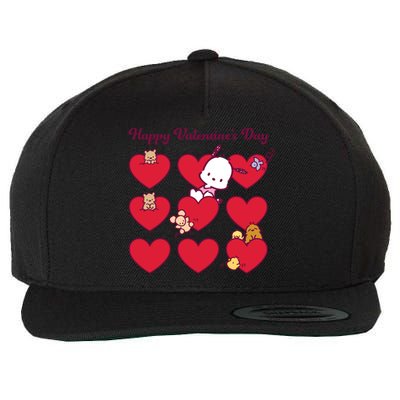 Pochacco Happy Valentine's Day Gift Wool Snapback Cap