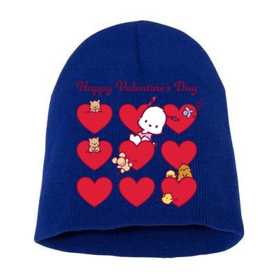 Pochacco Happy Valentine's Day Gift Short Acrylic Beanie