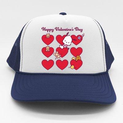 Pochacco Happy Valentine's Day Gift Trucker Hat