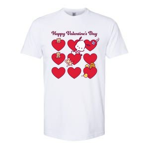 Pochacco Happy Valentine's Day Gift Softstyle CVC T-Shirt