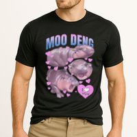 Pygmy Hippo Vintage Moo Dang Bootleg Funny Moodeng Gift Performance Shirt