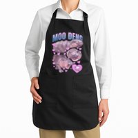Pygmy Hippo Vintage Moo Dang Bootleg Funny Moodeng Gift Apron