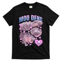 Pygmy Hippo Vintage Moo Dang Bootleg Funny Moodeng Gift T-Shirt