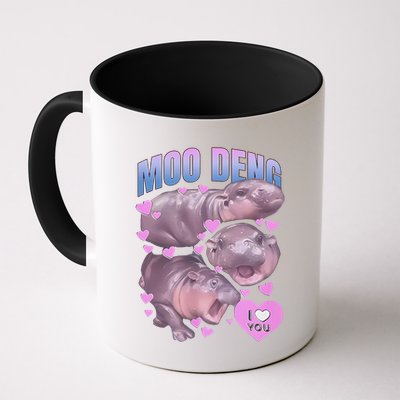 Pygmy Hippo Vintage Moo Dang Bootleg Funny Moodeng Gift Mug
