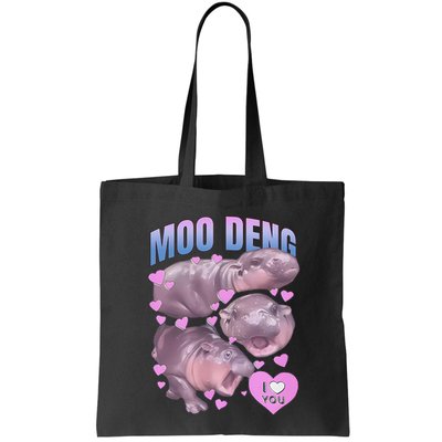Pygmy Hippo Vintage Moo Dang Bootleg Funny Moodeng Gift Bag