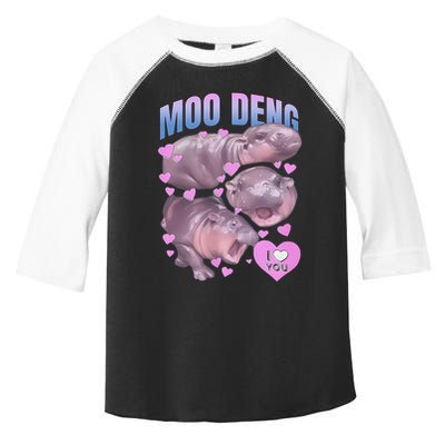 Pygmy Hippo Vintage Moo Dang Bootleg Funny Moodeng Gift Toddler Fine Jersey T-Shirt