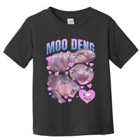 Pygmy Hippo Vintage Moo Dang Bootleg Funny Moodeng Gift Toddler T-Shirt