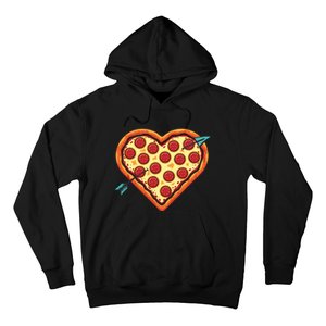 Pizza Heart Valentines Day Hoodie