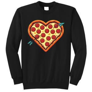 Pizza Heart Valentines Day Sweatshirt