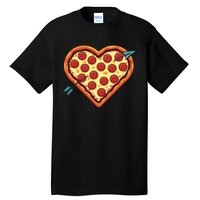 Pizza Heart Valentines Day Tall T-Shirt