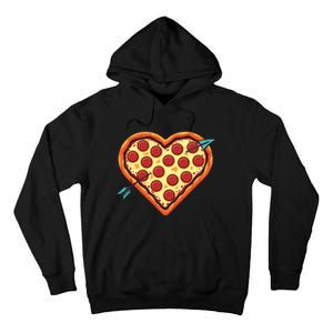 Pizza Heart Valentines Day Tall Hoodie