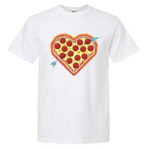 Pizza Heart Valentines Day Garment-Dyed Heavyweight T-Shirt