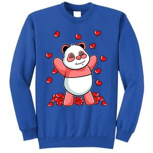 Panda Heart Valentines Day Cute Bear Animal Love Gift Sweatshirt