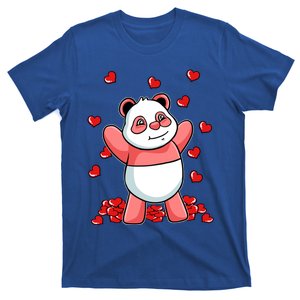 Panda Heart Valentines Day Cute Bear Animal Love Gift T-Shirt