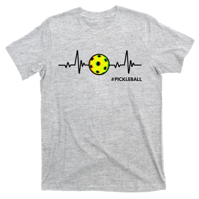 Pickleball Heartbeat Vintage Pickleball Player T-Shirt