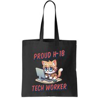 Proud H1b Visa Tech Worker And Future Immigrant Cat Worker Bag