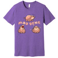 Pygmy Hippo Vintage Moo Dang Bootleg Funny Premium T-Shirt