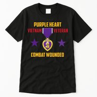 Purple Heart Vietnam Veteran Tall T-Shirt