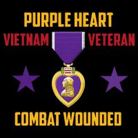 Purple Heart Vietnam Veteran Tall T-Shirt