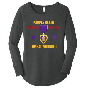 Purple Heart Vietnam Veteran Women's Perfect Tri Tunic Long Sleeve Shirt