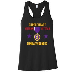 Purple Heart Vietnam Veteran Women's Racerback Tank