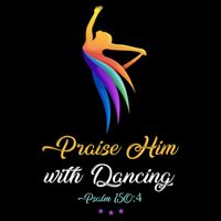 Praise Him With Dancing Christian Worship Dancer Girl Cooling Performance Crew T-Shirt