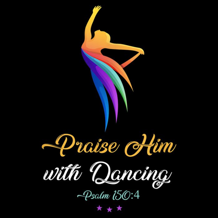 Praise Him With Dancing Christian Worship Dancer Girl Cooling Performance Crew T-Shirt