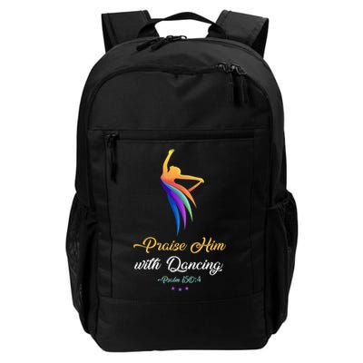 Praise Him With Dancing Christian Worship Dancer Girl Backpack