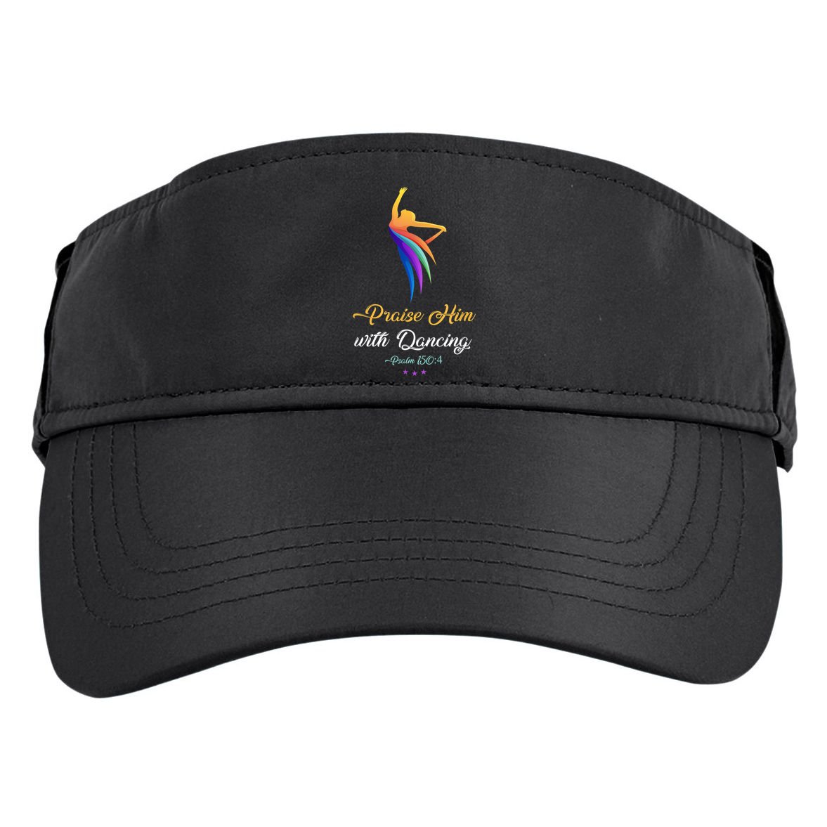 Praise Him With Dancing Christian Worship Dancer Girl Adult Drive Performance Visor