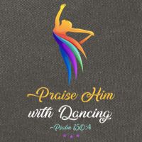 Praise Him With Dancing Christian Worship Dancer Girl Cotton Canvas Backpack