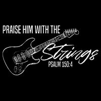 Praise Him With The Strings Christian Guitar God Worship 16 in Basic Backpack