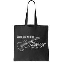 Praise Him With The Strings Christian Guitar God Worship Bag
