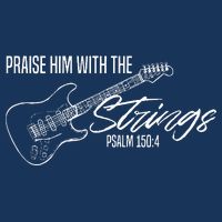 Praise Him With The Strings Christian Guitar God Worship Infant Baby Jersey Bodysuit