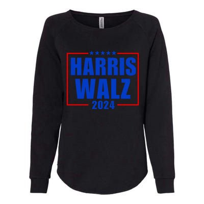 President Harris Walz 2024 Kamala Harris Tim Walz Vote Womens California Wash Sweatshirt