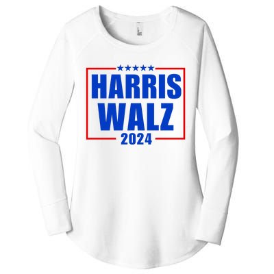 President Harris Walz 2024 Kamala Harris Tim Walz Vote Women's Perfect Tri Tunic Long Sleeve Shirt