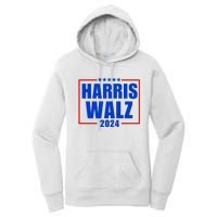 President Harris Walz 2024 Kamala Harris Tim Walz Vote Women's Pullover Hoodie