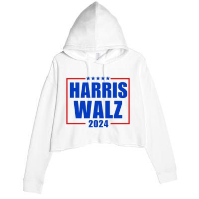 President Harris Walz 2024 Kamala Harris Tim Walz Vote Crop Fleece Hoodie