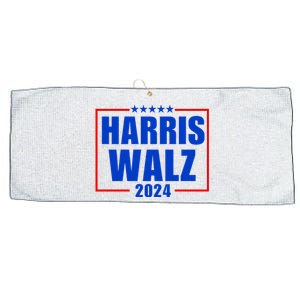 President Harris Walz 2024 Kamala Harris Tim Walz Vote Large Microfiber Waffle Golf Towel