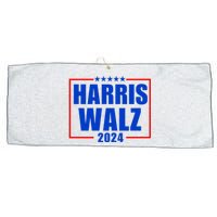 President Harris Walz 2024 Kamala Harris Tim Walz Vote Large Microfiber Waffle Golf Towel