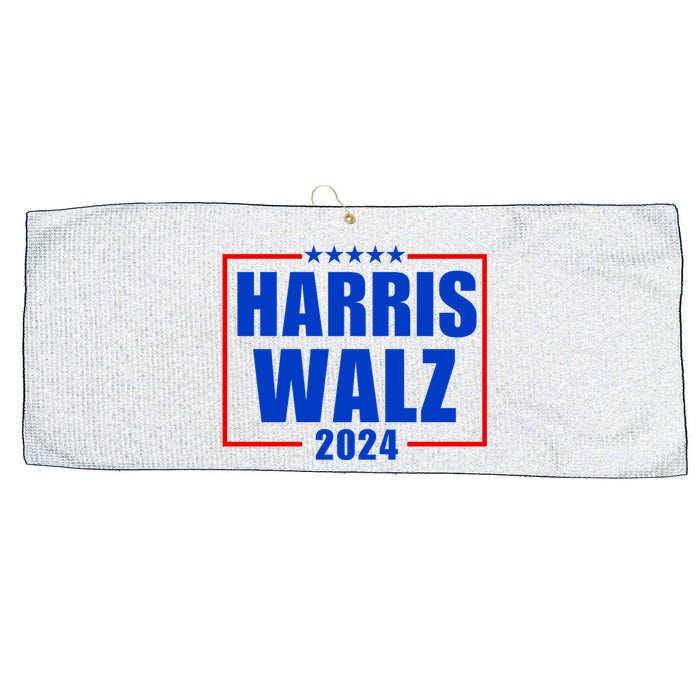 President Harris Walz 2024 Kamala Harris Tim Walz Vote Large Microfiber Waffle Golf Towel