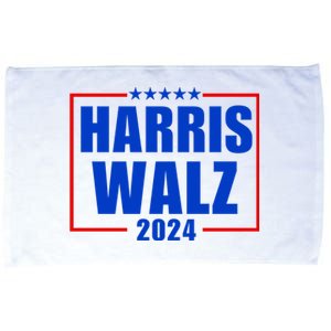 President Harris Walz 2024 Kamala Harris Tim Walz Vote Microfiber Hand Towel