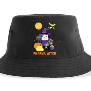 Pharmacist Halloween Women Pharmacy Tech Pharma Witch Sustainable Bucket Hat