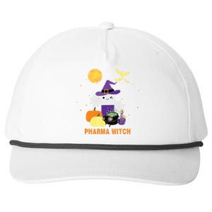 Pharmacist Halloween Women Pharmacy Tech Pharma Witch Snapback Five-Panel Rope Hat