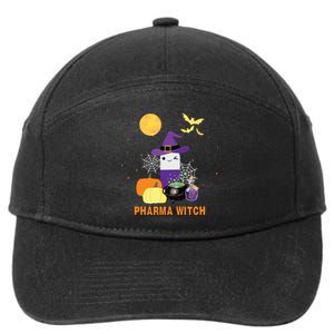 Pharmacist Halloween Women Pharmacy Tech Pharma Witch 7-Panel Snapback Hat