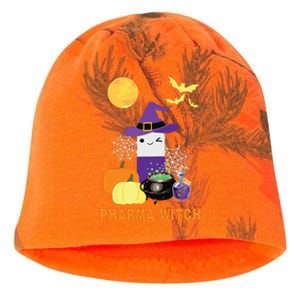 Pharmacist Halloween Women Pharmacy Tech Pharma Witch Kati - Camo Knit Beanie