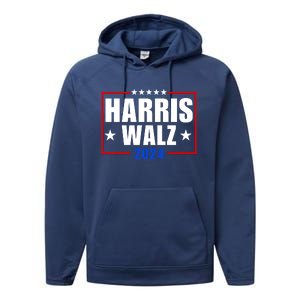 President Harris Walz 2024 Kamala Harris Tim Walz Vote Performance Fleece Hoodie