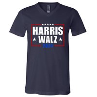 President Harris Walz 2024 Kamala Harris Tim Walz Vote V-Neck T-Shirt