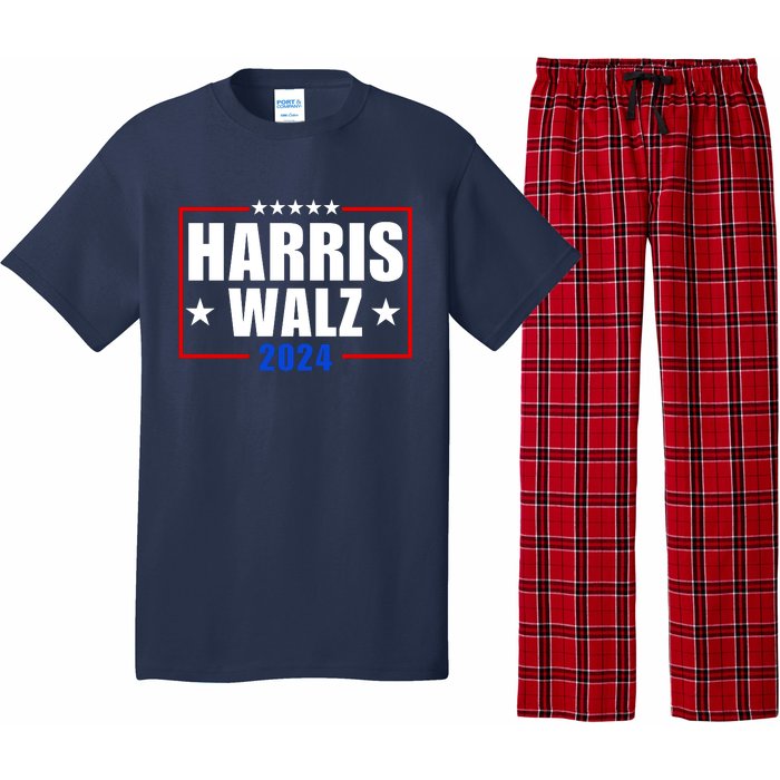 President Harris Walz 2024 Kamala Harris Tim Walz Vote Pajama Set