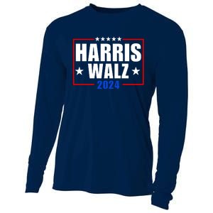 President Harris Walz 2024 Kamala Harris Tim Walz Vote Cooling Performance Long Sleeve Crew